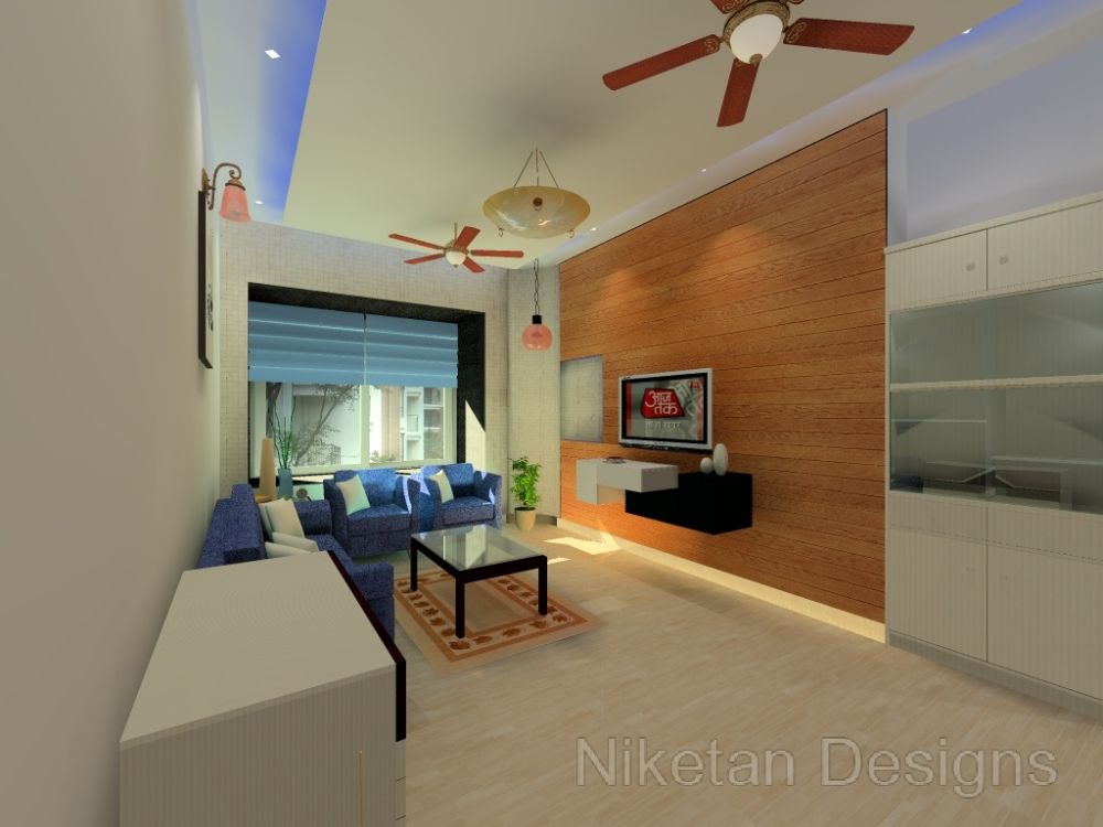 Niketan's 3D interior design ideas for living room